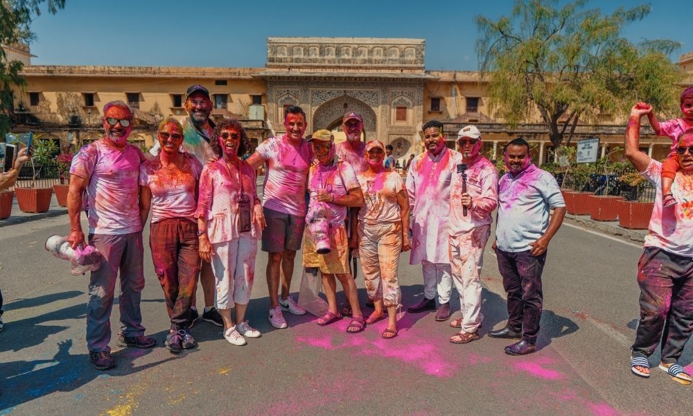 Festival Holi de los colores en India